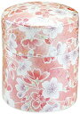 有田焼 ミニ 骨つぼ (仏具): 桜散し 骨壷(大)雅桃 (袋付) Japanese Urn Porcelain/Size(cm) Φ7x8.8/No:765721