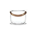 ホルムガード HOLMEGAARDガラスポットH12cmレザーハンドル付き DESIGN WITH LIGHT(3)
