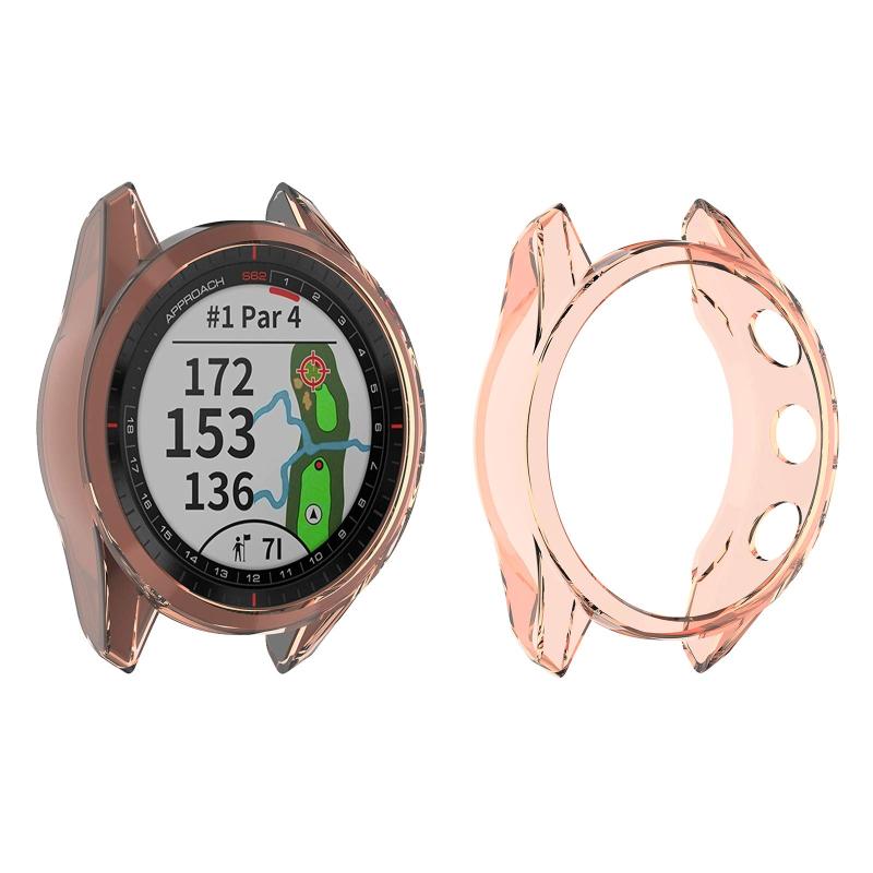 2個 ガーミン用 Approach S62用 ケース GARMIN用 Approach S62用 保護ケース カバー 5色可選 Sooyeeh ソフトTPU製 半透明 プロテクターカバー 耐衝撃 薄型 軽量 指紋防止 黄変防止