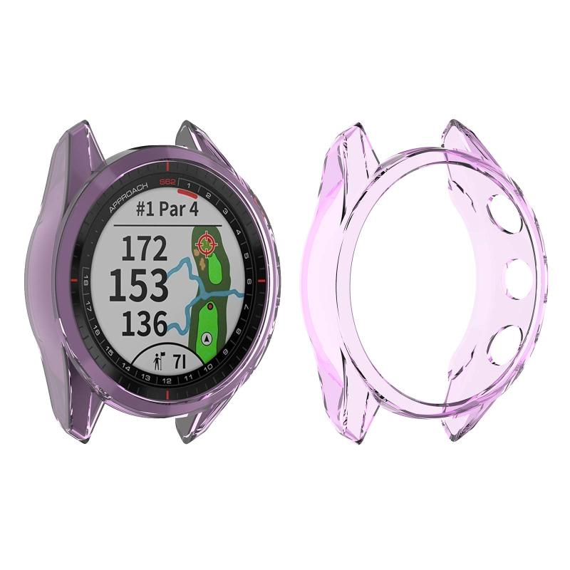 2個 ガーミン用 Approach S62用 ケース GARMIN用 Approach S62用 保護ケース カバー 5色可選 Sooyeeh ソフトTPU製 半透明 プロテクターカバー 耐衝撃 薄型 軽量 指紋防止 黄変防止