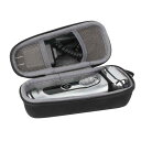co2CREA ハードケースバッグ 対応 ブラウン Braun シリーズ3 5 7 メンズシェーバー 5140s 3010s 310s 3040s 3020s-B(2)