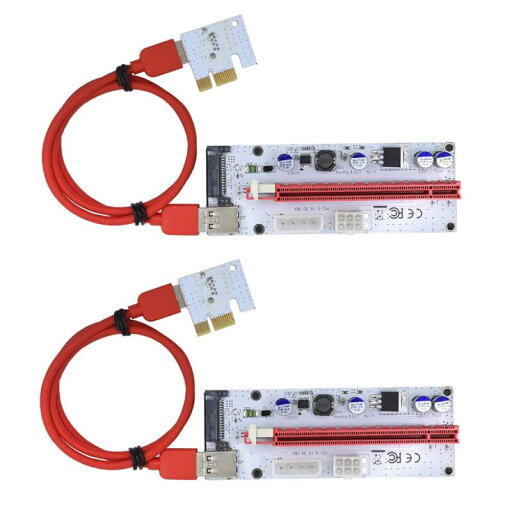 Pci-Eライザー 008S Expr 1 x 4 x 8X 16Xエ、60cm USB 3.0ケーブル、Sata 15ピン - 6 ピン 電力ケーブル(ツーピース) Pci-Eライザー 008S Expr 1 x 4 x 8X 16Xエ、60cm USB 3.0ケーブル、Sata 15ピン - 6 ピン 電力ケーブル(ツーピース)