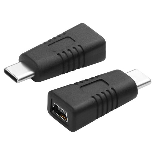 CERRXIAN USB-C USB 3.1 Cオス-ミニUSB 5ピンメスデータ充電アダプタ、市販の多くのType-cインターフェイスモデルをサポート CERRXIAN USB-C USB 3.1 Cオス-ミニUSB 5ピンメスデータ充電アダプタ、市販の多くのType-cインターフェイスモデルをサポート
