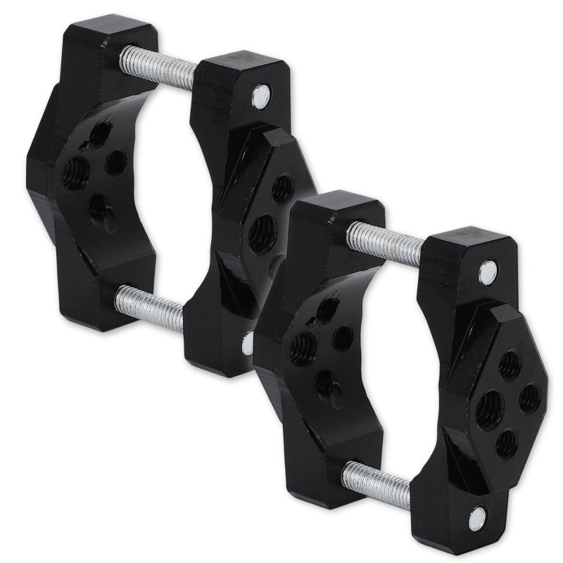 calm wish バイク フォグ ランプ ステー stay パイプ クランプ 自転車 汎用 バー 固定 金具 ハンドル ホルダー クリップ ブラケット 2個(2)