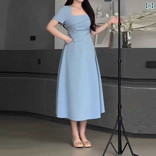 レディース かわいい 大きいサイズ フレンチスクエア ネック ドレス 夏 太め mm スリムフィット ロイヤル シスター ジェントル スタイル ウエスト シンプル ロング スカート レディース かわいい 大きいサイズ フレンチスクエア ネック ドレス 夏 太め mm スリムフィット ロイヤル シスター ジェントル スタイル ウエスト シンプル ロング スカート