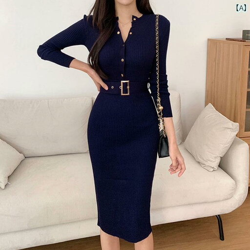 大人 レディース ワンピース フランス シングル 婦人服 カット ラベル 韓国 シック エレガント シンプル ラウンドネック ニット ヒップ ドレス 大人 レディース ワンピース フランス シングル 婦人服 カット ラベル 韓国 シック エレガント シンプル ラウンドネック ニット ヒップ ドレス