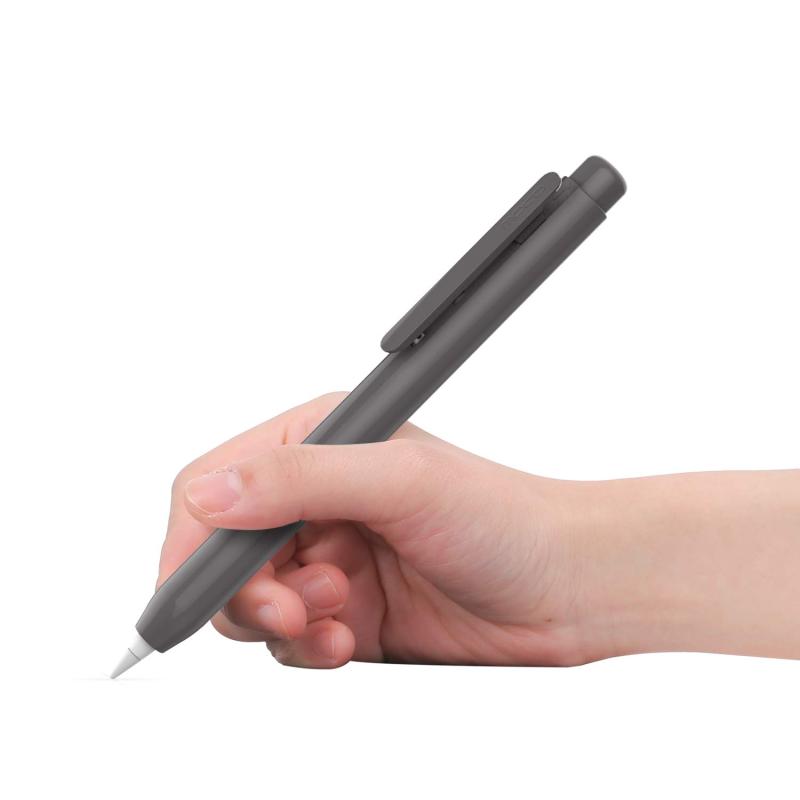 MoKo ホルダーケース Apple Pencil 第1世代 格納式チップキャップ iPad 第10世代 2022/9世代 2021/8世代 2020/6世代 9.7 2018 iPad Mini 第5世代 ペンシルケース ペンシル ダークグレー