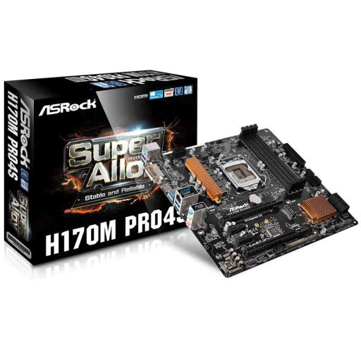 Asrock H170M PRO4S motherboard Asrock H170M PRO4S motherboard