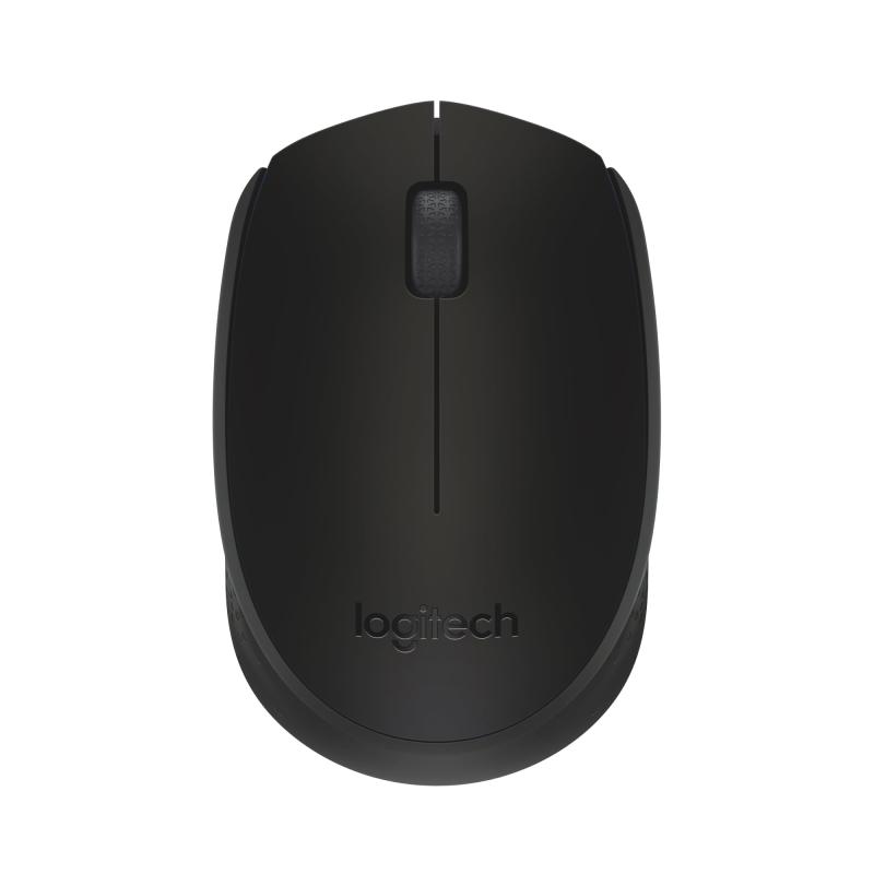 Logitech M170 2.4GHz ワイヤレス 3ボタン 光学スクロールマウス ナノUSBレシーバー付き (ブラック)