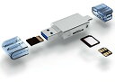 NM Nano Memory Card & TF Micro SD Card Reader 携帯電話とラップトップのためのUSB - CタイプC/USB T-L...