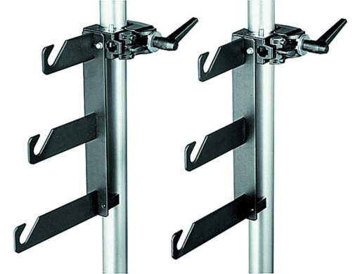Manfrotto アクセサリー 背景紙取付 3本掛けフック 左右一対 (035スーパークランプ付) 044 Manfrotto アクセサリー 背景紙取付 3本掛けフック 左右一対 (035スーパークランプ付) 044