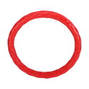 Motoforti ハンドルカバー ステアリングカバー 39.5-40.9cm 汗対策 フォーレザーラバー レッド(2)