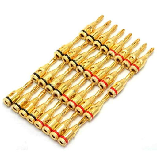 zmart バナナプラグ 金メッキ スピーカー 赤黒16セット 32本 スピーカーケーブル ワイヤー コネクター バナナジャック テストリード ワニ口クリップ スピーカー端子 バインディングポスト オ zmart バナナプラグ 金メッキ スピーカー 赤黒16セット 32本 スピーカーケーブル ワイヤー コネクター バナナジャック テストリード ワニ口クリップ スピーカー端子 バインディングポスト オ