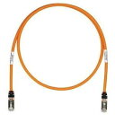 パンドウイット CAT6A/CAT6 シールドパッチコード 4m オレンジ STP6X4MOR