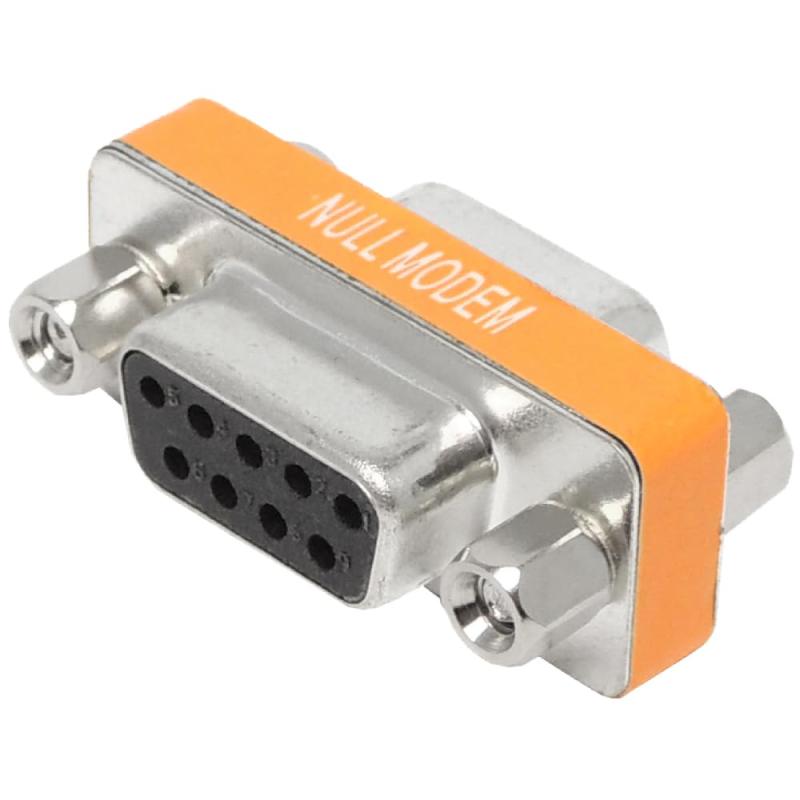 KAUMO DB9メス - DB9メス ヌルモデム(リバース クロス ロールオーバー)小型コネクタ