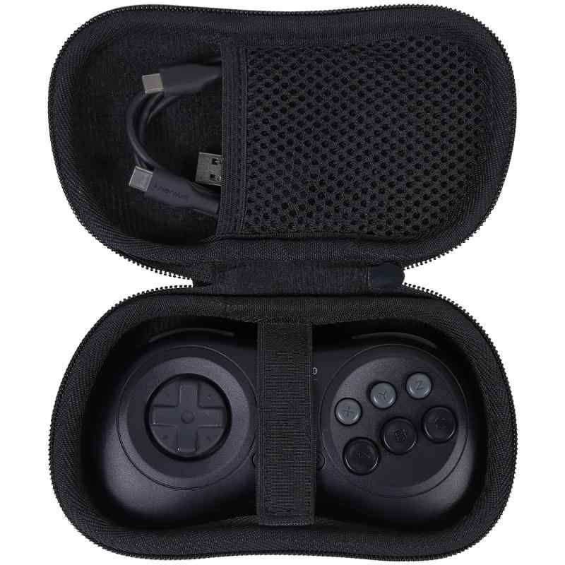 8Bitdo M30/NEOGEO Bluetooth ゲーミングコントローラー ポータブル専用収納ケース 大容量 防水 対応 8Bitdo M30/NEOGEO 本体とゲームアクセサリ用保護ケース-ホワイト(ケースのみ)-co2CREA