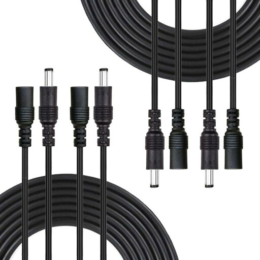 Liwinting DC延長ケーブル DC/AC電源延長ケーブル 2.1mm x 5.5mm電源アダプタLED带电源线ACケーブル DCアダプタ延長ケーブル ACジャック DCプラグ DCオス - メスコネクタ ケーブル 用LED、Web摄像头、网络 Liwinting DC延長ケーブル DC/AC電源延長ケーブル 2.1mm x 5.5mm電源アダプタLED带电源线ACケーブル DCアダプタ延長ケーブル ACジャック DCプラグ DCオス - メスコネクタ ケーブル 用LED、Web摄像头、网络