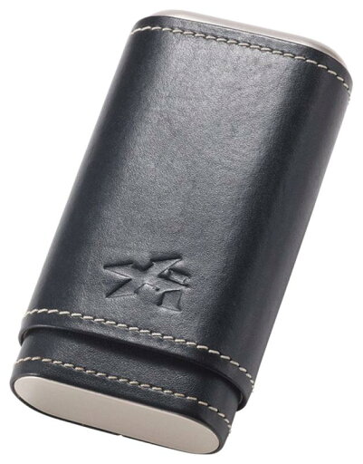 柘製作所(tsuge) ザイカー シガーケース ブラック・3本用 #81480 柘製作所(tsuge) ザイカー シガーケース ブラック・3本用 #81480