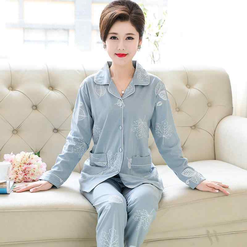 パジャマ レディース 長袖 綿 ゆったり 大きめサイズ ルームウェア セット 春夏秋 コットン100% 部屋着..