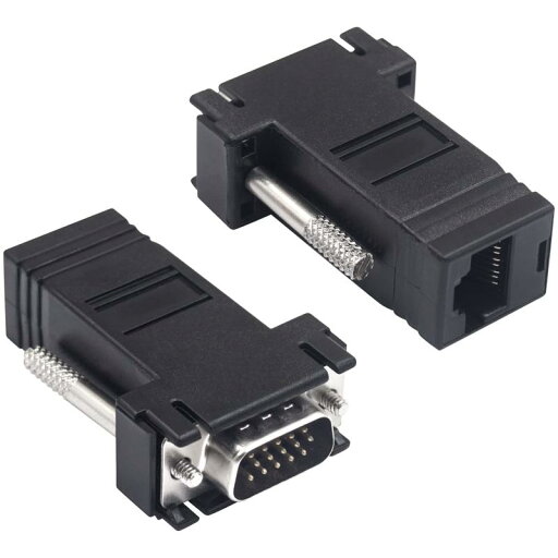 Poyiccot VGA to RJ45アダプタ、 VGA オス to RJ45 メス変換アダプタ LANケーブルCat5/ Cat6 to 延長アダプタ(2個) Poyiccot VGA to RJ45アダプタ、 VGA オス to RJ45 メス変換アダプタ LANケーブルCat5/ Cat6 to 延長アダプタ(2個)