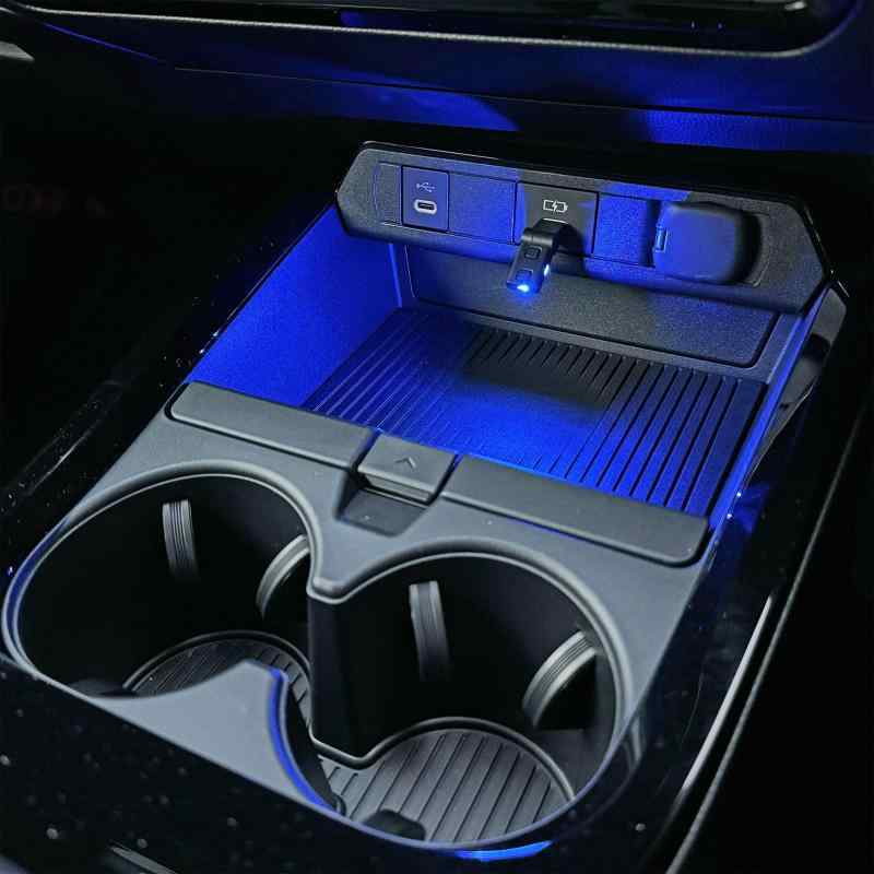 カシムラ USB-C電源のレインボーイルミ 首振りコンパクトライト NKX-242