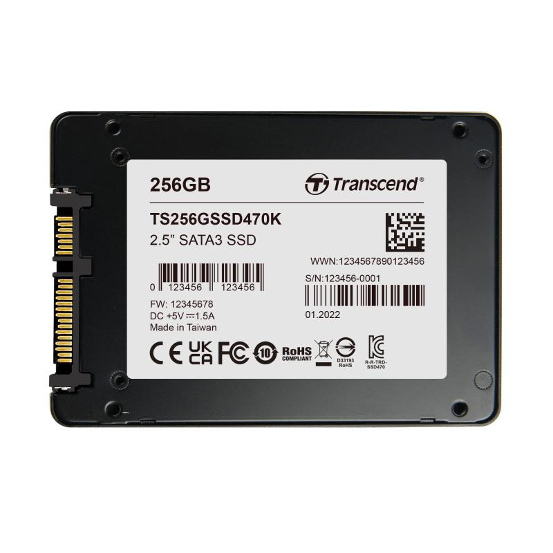 トランセンドジャパン 業務用/産業用 組込向けSSD 2.5"SATA III 6Gb/s 3KPEサイクル 3D TLC NAND採用 高耐久 3年 標準温度品/温度拡張品