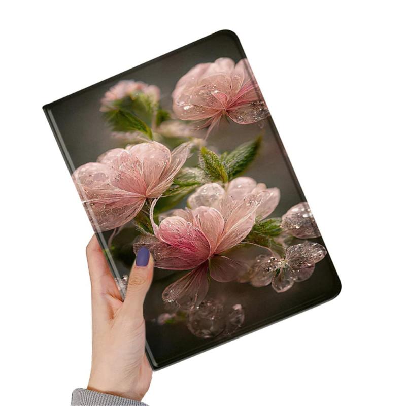 花柄 2020年 iPad 10 ケース 手帳型 可愛い ペン収納可能 iPad 第10世代 2022 カバー 女性向け 個性 柄付き オートスリープ機能