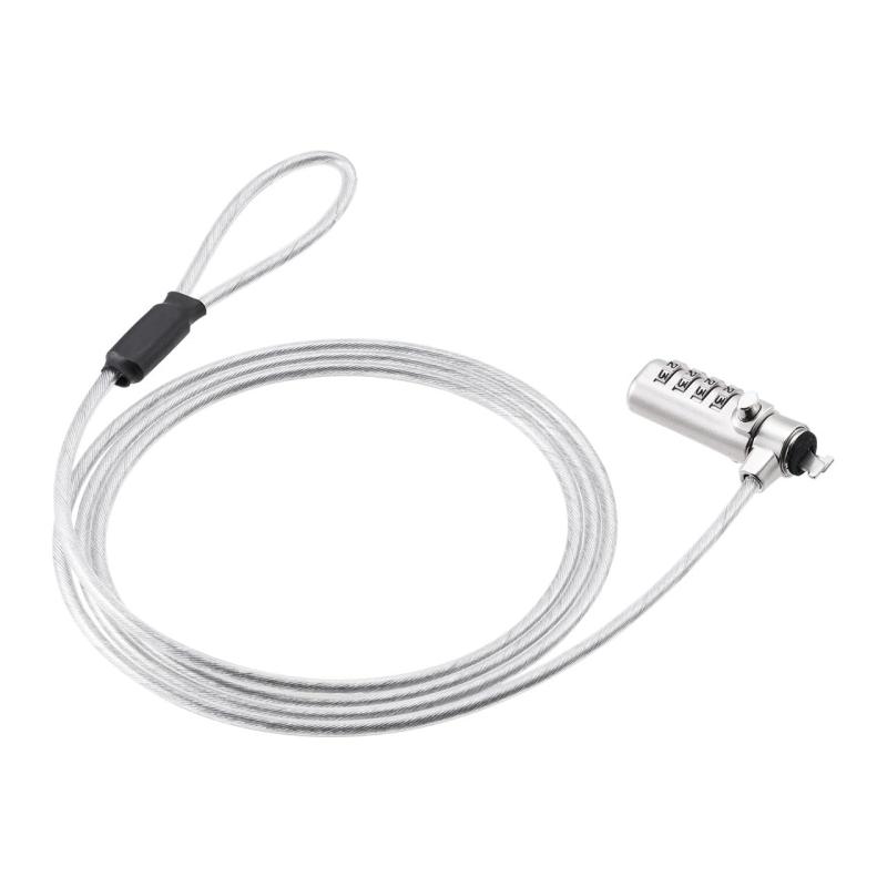 サンワダイレクト セキュリティワイヤー PC 盗難防止 ナノセーバー ナノ 2.5×6mm ロック ノート パソコン