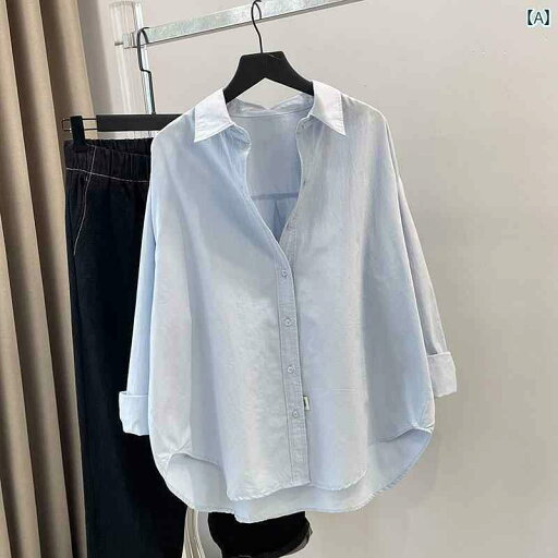 大人 オシャレ 服 レディース 長袖 シャツ 2024 韓国 レイ ヤード ミディアム 丈 ゆったり コットン 日焼け防止 大人 オシャレ 服 レディース 長袖 シャツ 2024 韓国 レイ ヤード ミディアム 丈 ゆったり コットン 日焼け防止