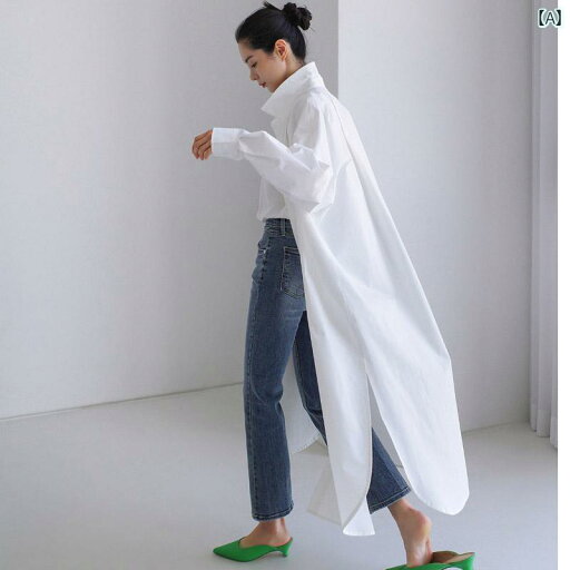 大人 オシャレ 服 ロング 大きめ サイズ 無地 シャツ 女性 韓国 膝 ストレート 日焼け防止 夏 カジュアル 薄手 ジャケット 大人 オシャレ 服 ロング 大きめ サイズ 無地 シャツ 女性 韓国 膝 ストレート 日焼け防止 夏 カジュアル 薄手 ジャケット