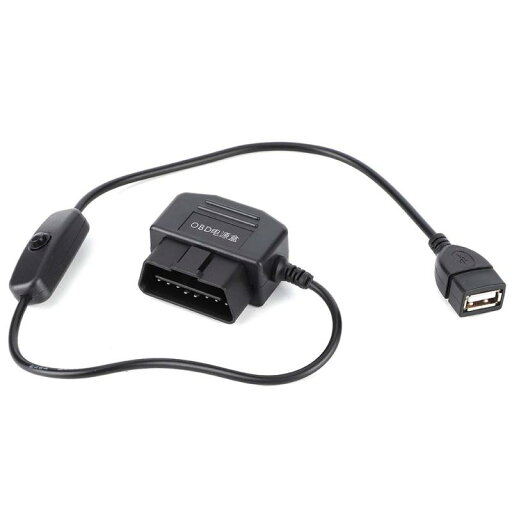 OBD2充電器 OBD2充電ケーブル 16ピン OBD2 コネクタ USB 電源コード OBD2 OBD2充電器 OBD2充電ケーブル 16ピン OBD2 コネクタ USB 電源コード OBD2