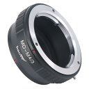 Haoge マニュアルレンズマウントアダプター Minolta Rokkor MD MCマウントレンズからオリンパスとパナソニックマイクロフォーサーズ MFT ...
