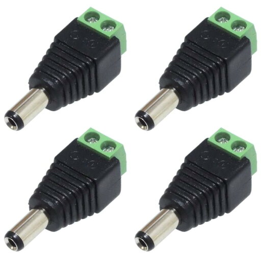 KAUMO ネジ止め DCプラグ (5.5/2.5mm DCプラグ4個) KAUMO ネジ止め DCプラグ (5.5/2.5mm DCプラグ4個)