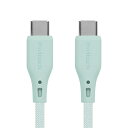 オウルテック Type-Cケーブル 1.5m シリコンケーブル 断線に強い【PD60W/急速充電/データ転送/480Mbps】温度センサー搭載 耐屈曲3万回以上 USB-C Type-C to Type-Cケーブル OWL-CBSRCC15