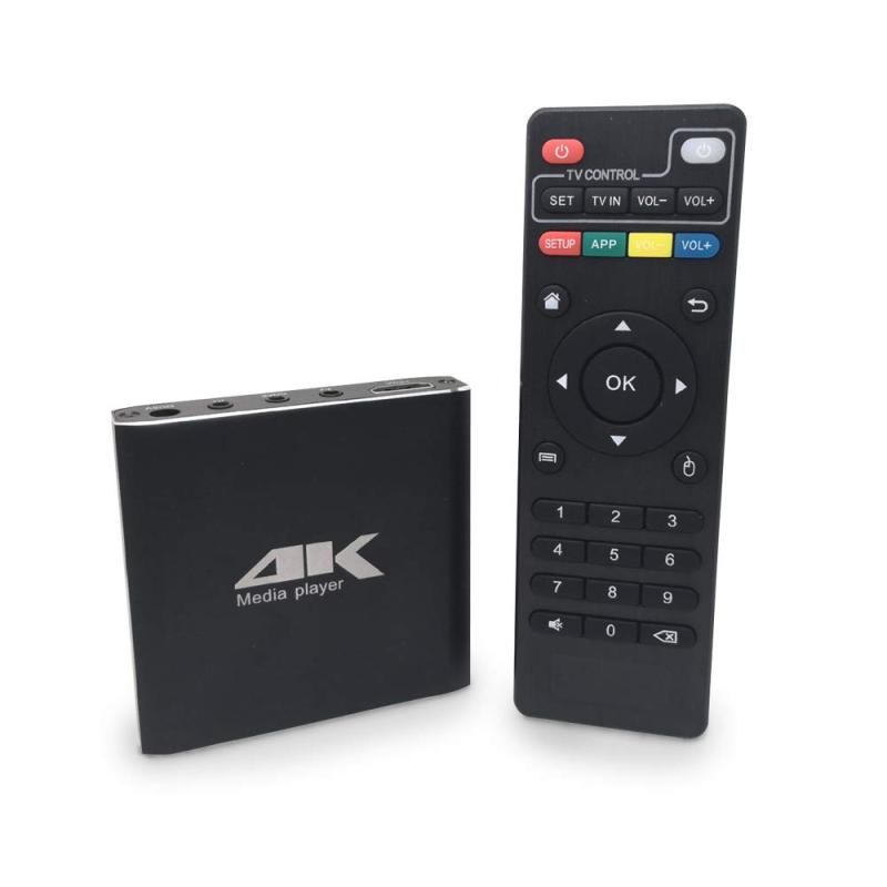 TKS 4Kメディアプレイヤー サイネージ デジタル広告 電子看板 プレゼンにも リモコン付属 IR延長ケーブル付属 Blu-Ray形式対応 MicroSD USBメモリ・HDD コンパクト MP4K029-TKS