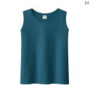 レディース トップス 女性用 ノースリーブ Tシャツ ラウンドネック 半袖 綿 ストレート レイヤリング シャツ アウターウェア スポーツ ウエスト コート ノ...