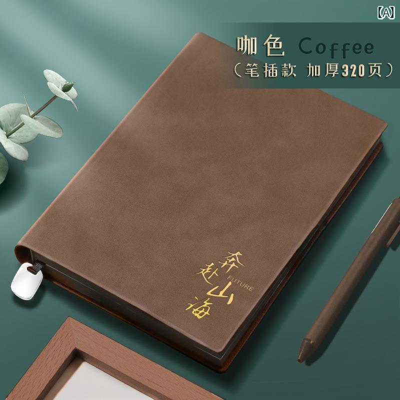 2025年 B 5 ノート レトロ ソフトレザー 厚手 A 精巧 高級 ビジネス オフィス 会議 記録 帳 休日 日記 ..