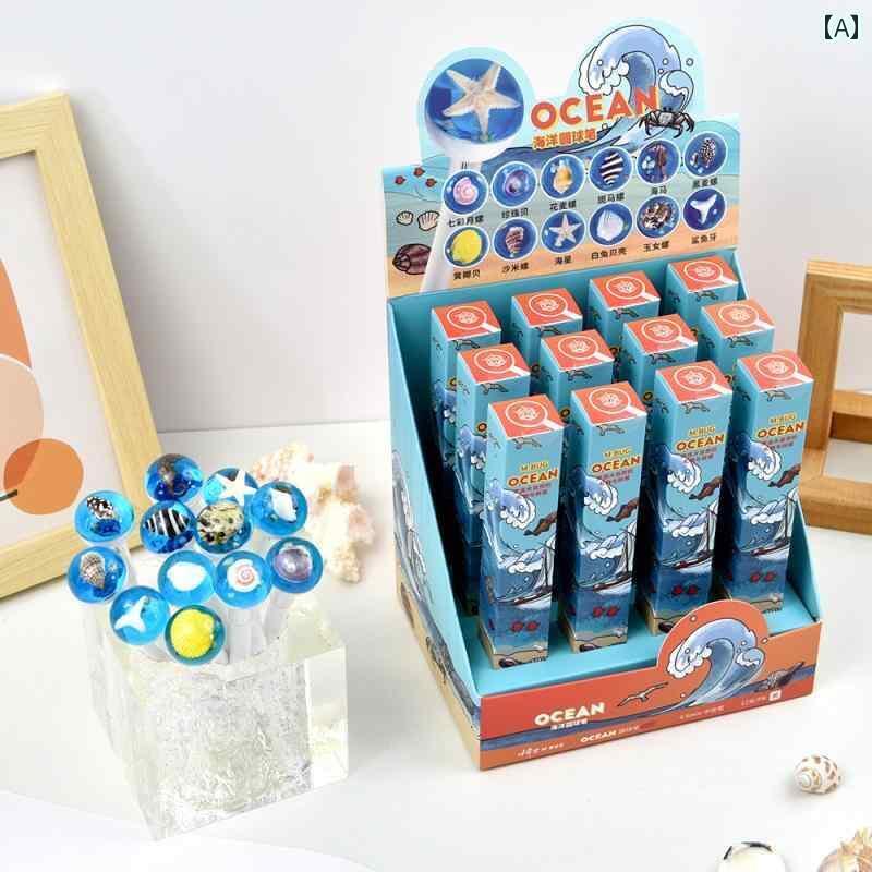 インテリア オブジェ おしゃれ MBUGの 海洋 生物 ボールペン 文化と 創造的な ギフト 学生 子供 誕生日..