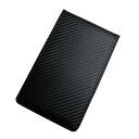 【AWESOME/オーサム】 ゴルフスコアカードケース 縦型 カーボン調シリーズ ブラック ASGFT-CB01(2)