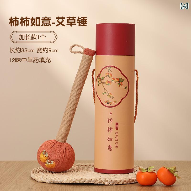 オシャレ かわいい 日用品 柿 如意 ヨモギ 健康 ハンマー ガールフレンドへの 誕生日 プレゼント 高級 ..