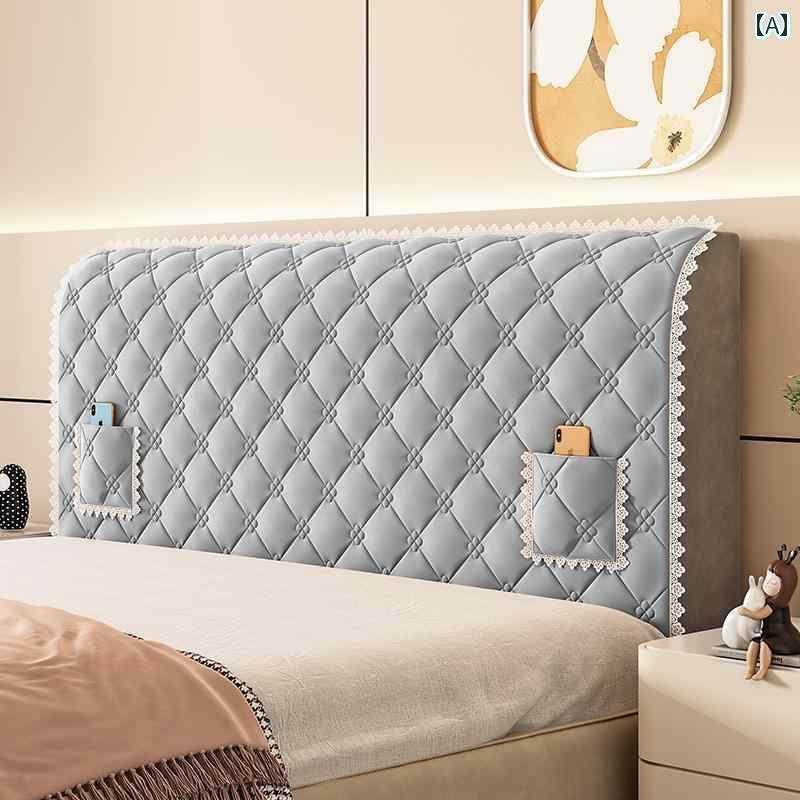 ベットカバー おしゃれ フル カバー ベッド ヘッド ソフト 醜い 厚手 防塵 ユニバーサル 木製 背もたれ..