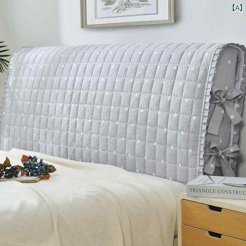 おしゃれ ベット カバー シンプル イン キルト コットン ベッド ヘッド カバー プリンセス スタイル カ..