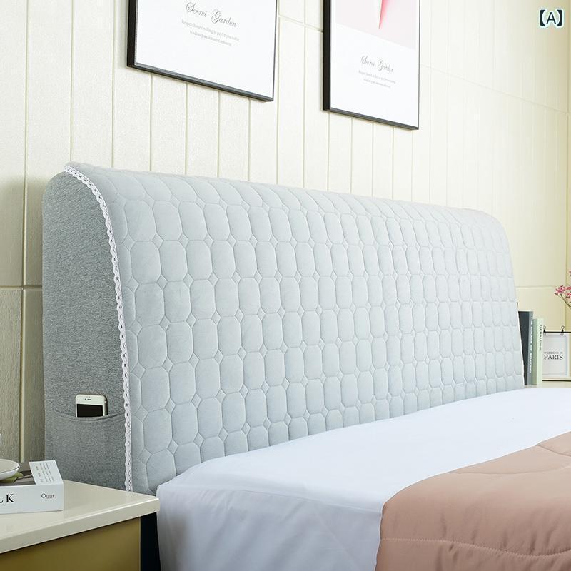 おしゃれ ベット カバー ユニバーサル 厚手 ベッド サイド カバー フル 湾曲 ソフト 布 背もたれ