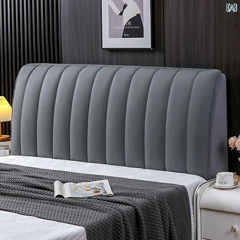 おしゃれ ベット カバー テクノロジー ファブリックベッド ヘッド カバー フル パッケージ イミテーシ..