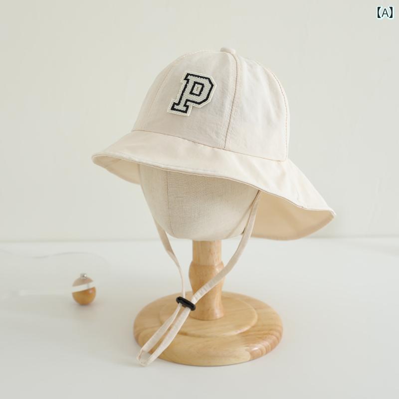 キッズ 幼児 帽子 子供用 サンハット ベビー ハット 春秋 薄手 サンバイザー 男の子 つば 広 フィッシ..