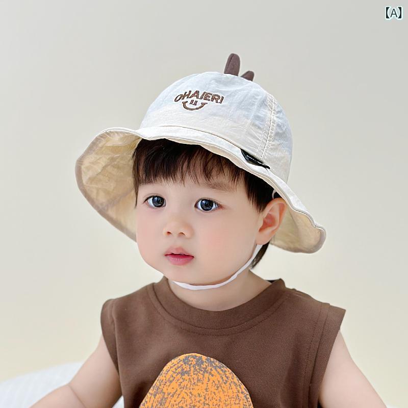 キッズ 幼児 帽子 ベビー 帽子 春と 夏 薄手 サンハット 男の子と 女の子 かわいい 速乾 アウトドア フィッシャーマン ハット