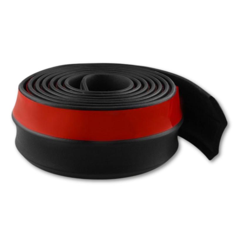 [HYmish] 汎用リップスポイラー ドレスアップ フロントスポイラー エアロ モール アンダーガード 傷防..