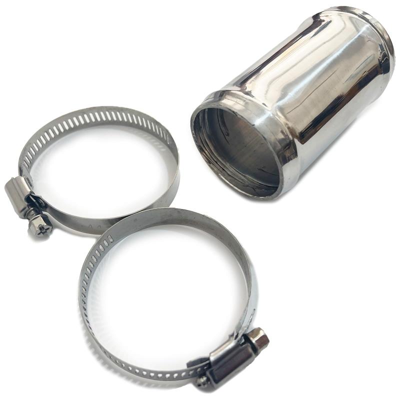 モデルノ ラ テール インテーク 接続 マフラージョイント サージホース インタークーラー ホース補強 クランプ付き 排気管 カスタム YM-307-HJ