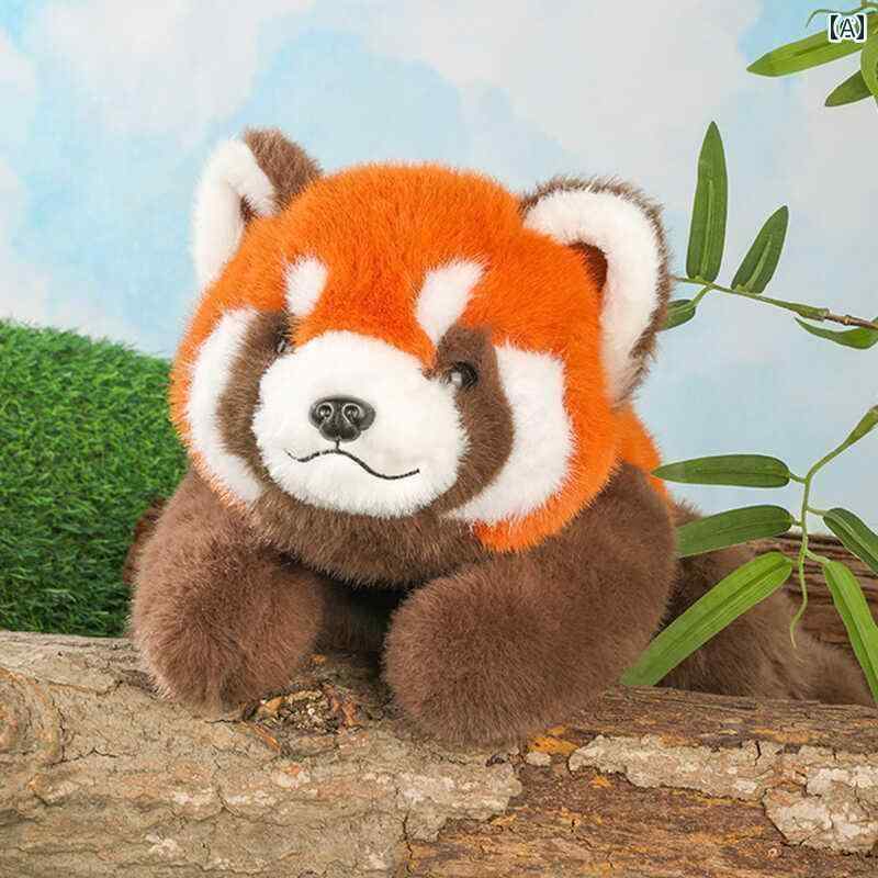動物 フィギュア 人形 パンダ 王子 アライグマ レッサーパンダ 人形 ぬいぐるみ シミュレーション 野生 動物 公園 成都