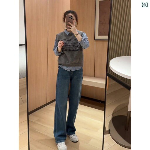 ワイド パンツ オシャレ レトロ ブルー ナロー ワイド レッグ ジーンズ レディース 春秋 2025 小さい サイズ ゆったり スリム ドレープ ストレート パンツ ワイド パンツ オシャレ レトロ ブルー ナロー ワイド レッグ ジーンズ レディース 春秋 2025 小さい サイズ ゆったり スリム ドレープ ストレート パンツ